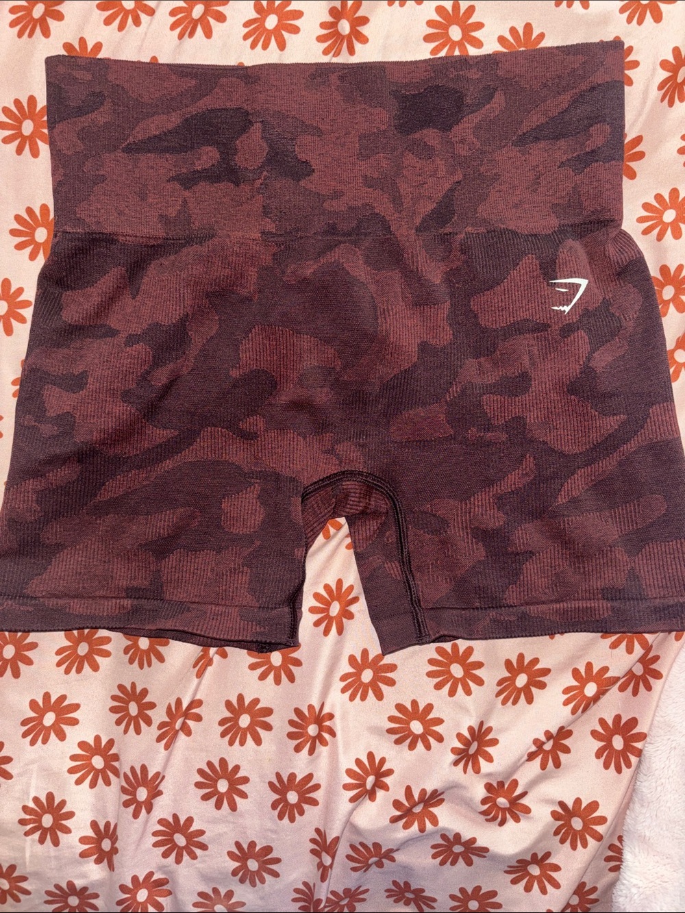 Gymshark Burgundy Camo Seamless Boxer Briefs
